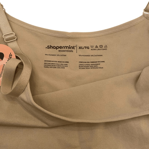 NWT shapermint scoop neck cami XL beige - Picture 4 of 5